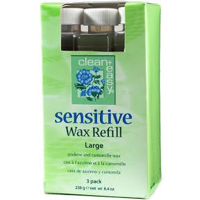 3-Pack Clean & Easy Large Wax Refill for Sensitive Skin #41231