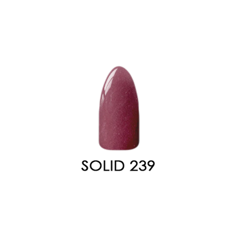 Chisel 2 - ounce Solid Acrylic and Dipping Powder Set No. 239 for Nail Art Creation