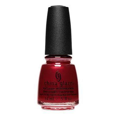 China Glaze Branded Nail Polish - Haute Blooded, 0.5 Ounce Size, Product Code #84285