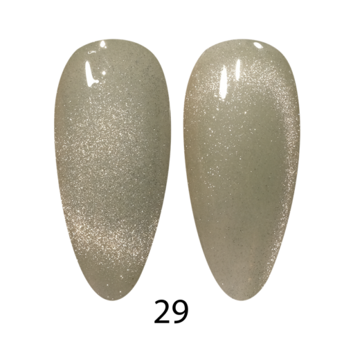 DC dnd 9D Creamy Cat Eye Gel Polish #29 - Misty Moss, 0.5 oz