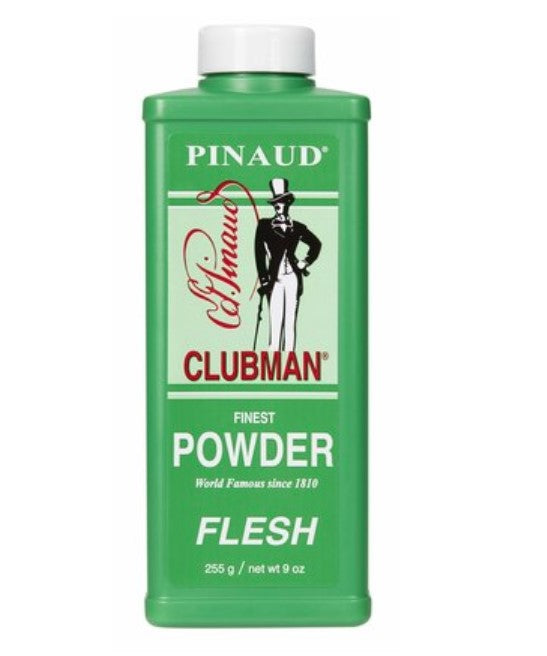 Clubman Premium Flesh - Colored Talcum Powder, 9 - ounce Container (#276500)