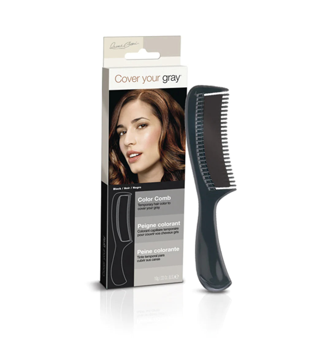 Temporary Gray - Covering Color Comb for Quick Hair Touch - Ups