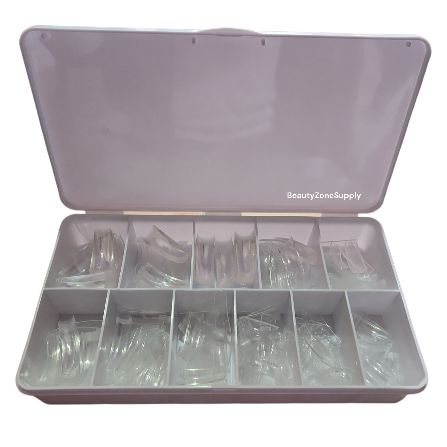 Gel x Square Long Nails Tips Set - 500 Count in 11 Sizes for Refill