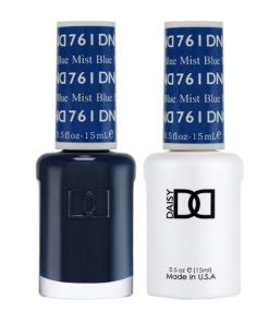 DND Dual-Use Gel Polish and Lacquer Set in Stunning Blue Mist Shade #761
