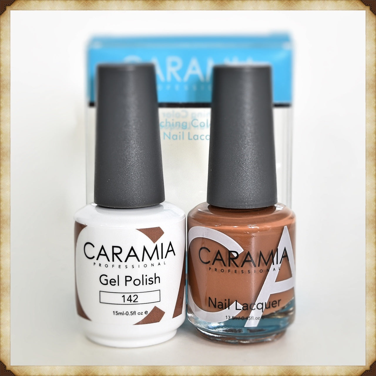 Caramia Duo Set: Gel Polish and Lacquer in Shade 142