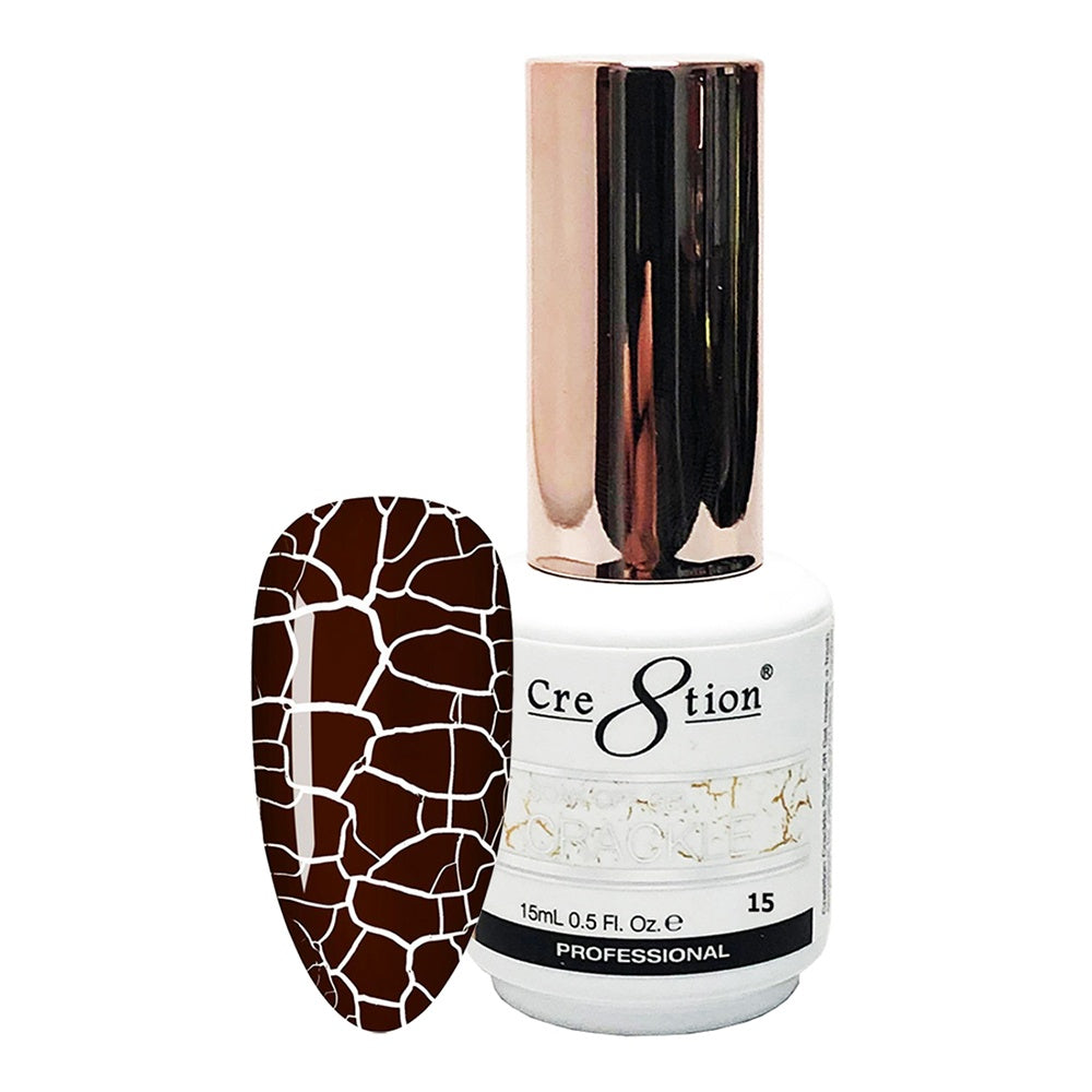 Cre8tion #15 High - Quality Soak - Off Crackle Gel