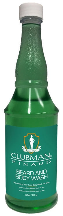 Clubman All - in - One Beard and Body Cleansing Wash, 14.5 Ounce, Product Code #28035