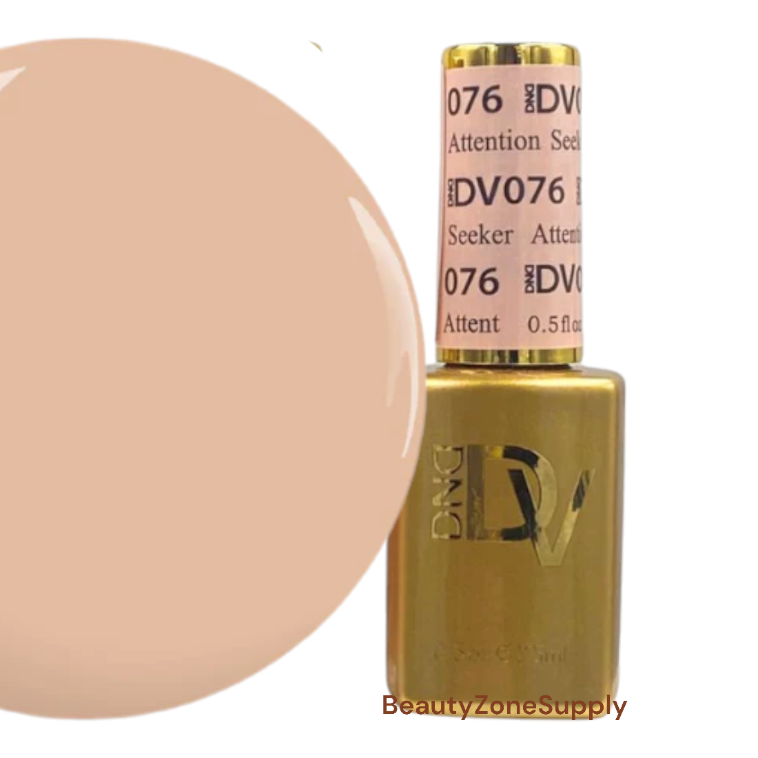 DND Diva 0.5 oz Gel Polish 076 - Attention - Grabbing Shade