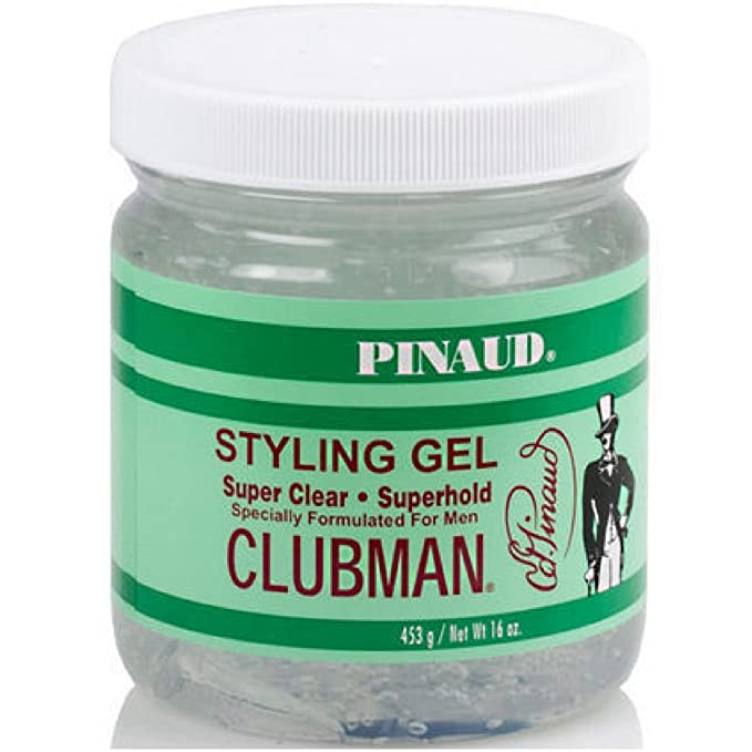 Clubman 16 oz Extreme Hold Styling Gel for Long - lasting Style #279261