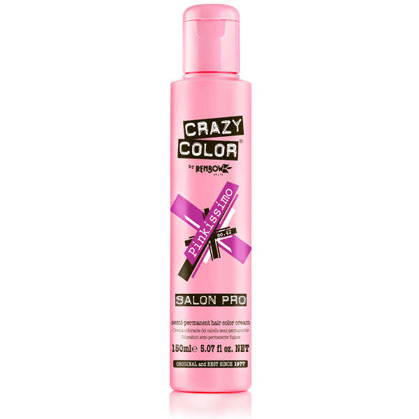 Crazy Color 150ML 5.07 oz Semi - Permanent Pinkissimo Hair Dye