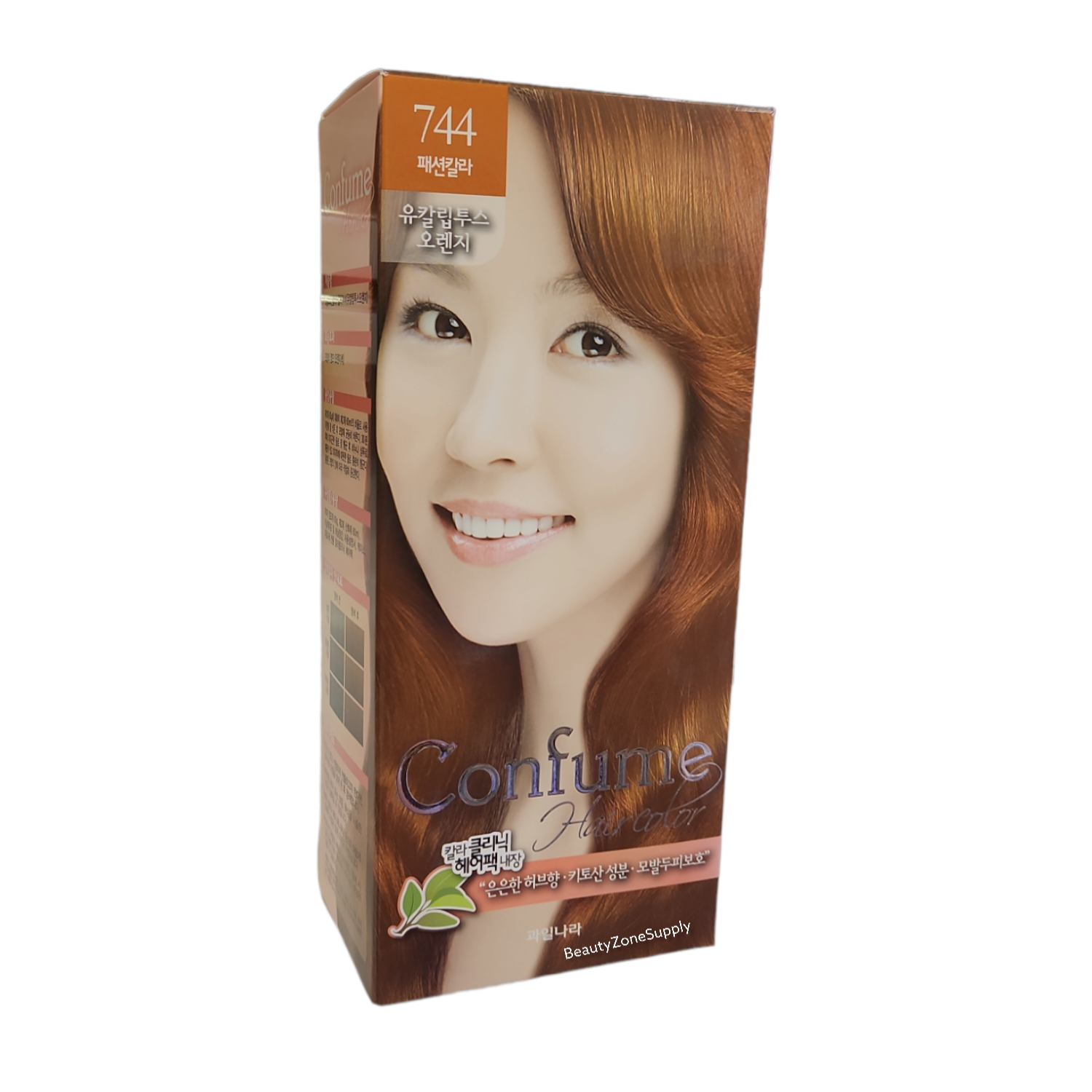 Welcos Professional Confume Eucalyptus Orange 744 Hair Color Product