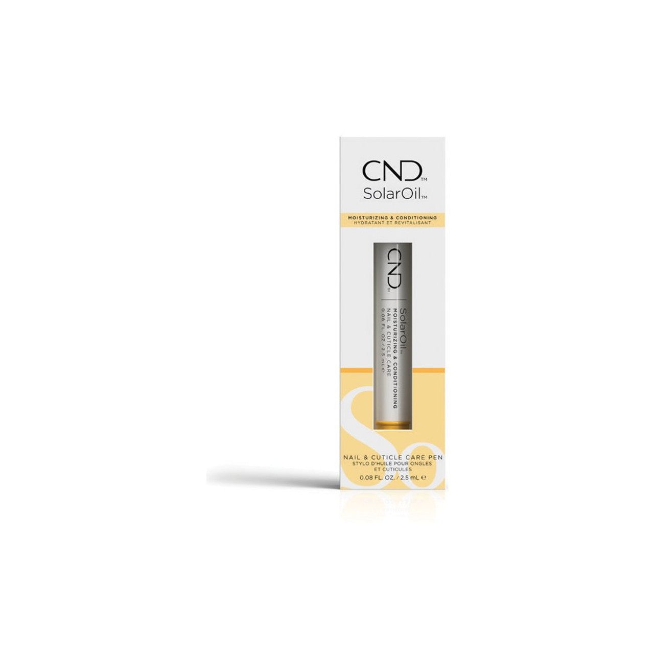 CND Professional Nail & Cuticle Care Pen - Solar Oil Formula, 0.08 Fluid Ounce / 2.5 Milliliters