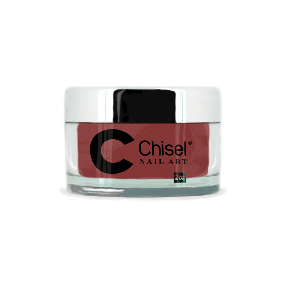 2 oz Chisel Metallic Collection 20B Acrylic and Dipping Powder for Stamped Nail Designs