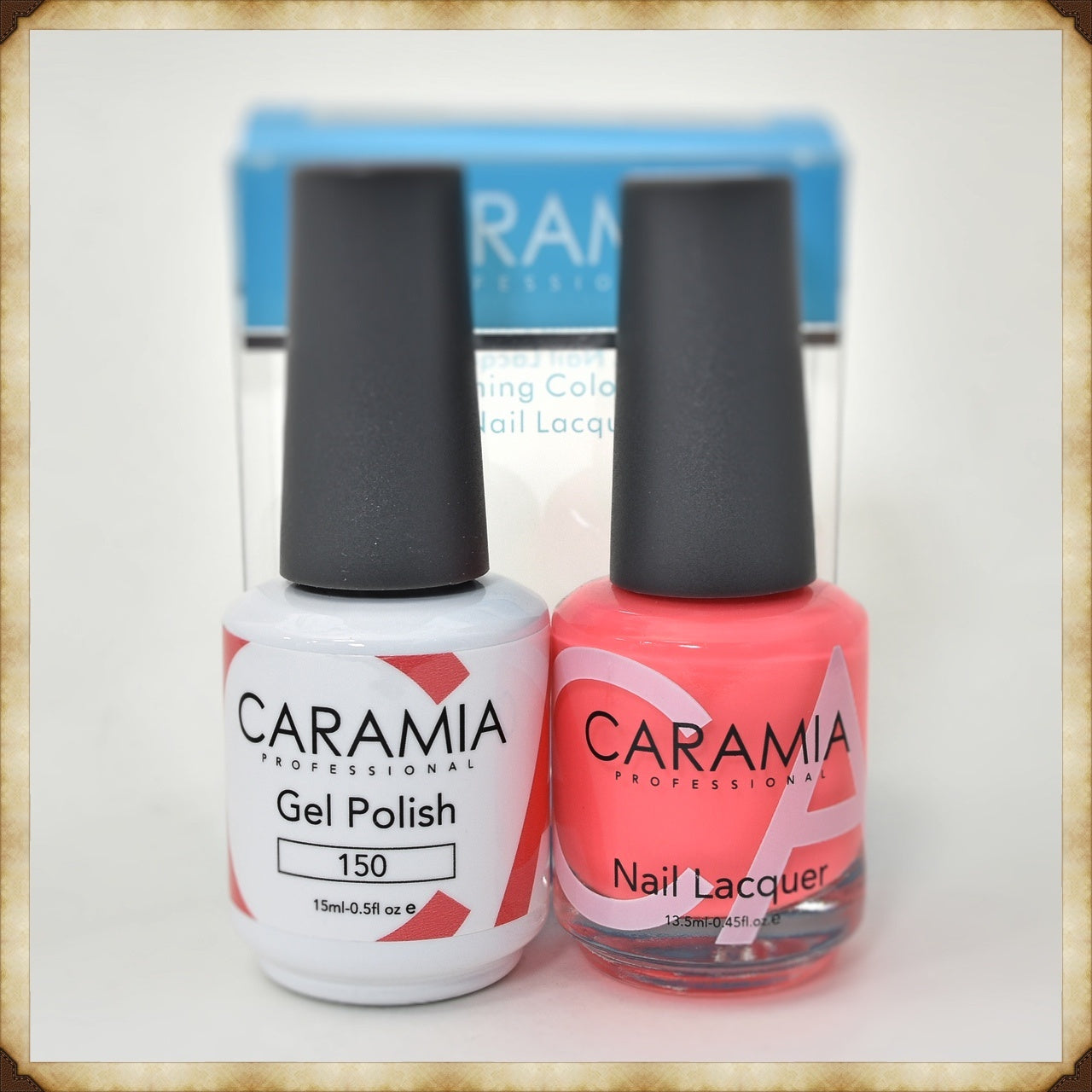 Caramia Dual - Purpose Gel and Lacquer Set 150 for Nail Beautification