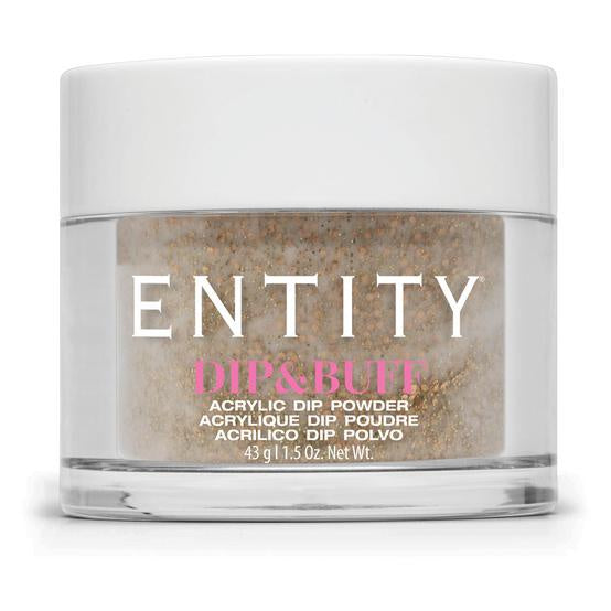 Entity Dip & Buff Gold Glitter Drops Of Gold Nail Art Liquid - 43 Grams | 1.5 Ounces, Product Code #869