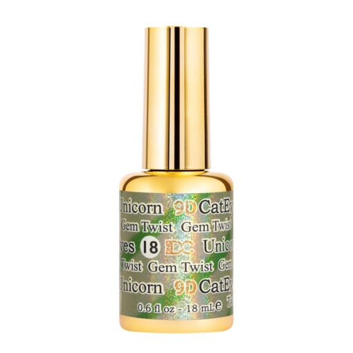 DC dnd 9D Cat Unicorn #18 Gem Twist Gel Nail Polish - 0.5 oz