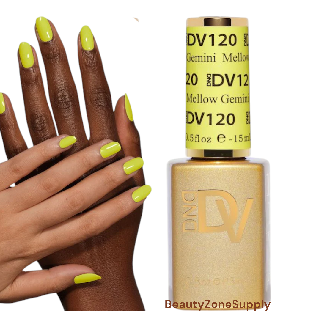 DND Diva 0.5 oz Gel Polish - 120 Mellow Gemini Shade