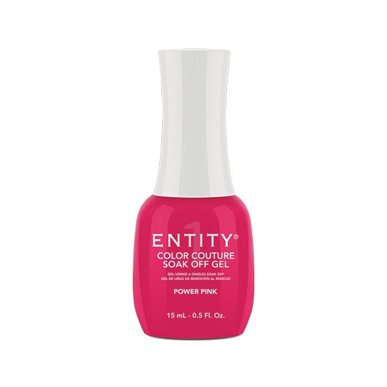 Entity Gel Power Pink 15ml (0.5 Fl. Oz.) #854 - Dark Pink Cream Gel