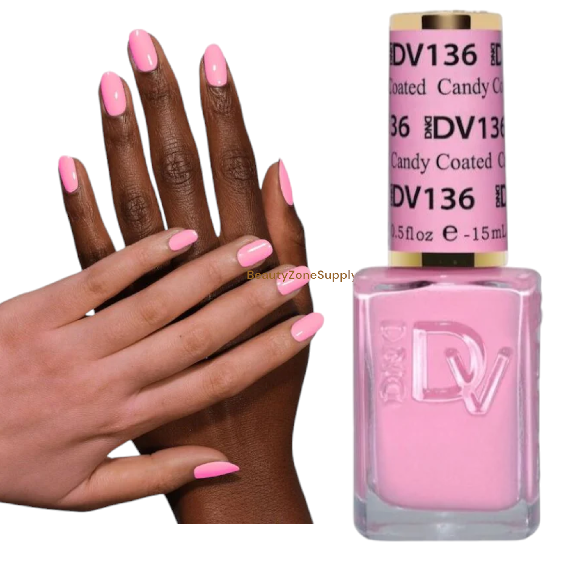 DND Diva 0.5 oz Gel Polish in 136 Candy Coated Shade