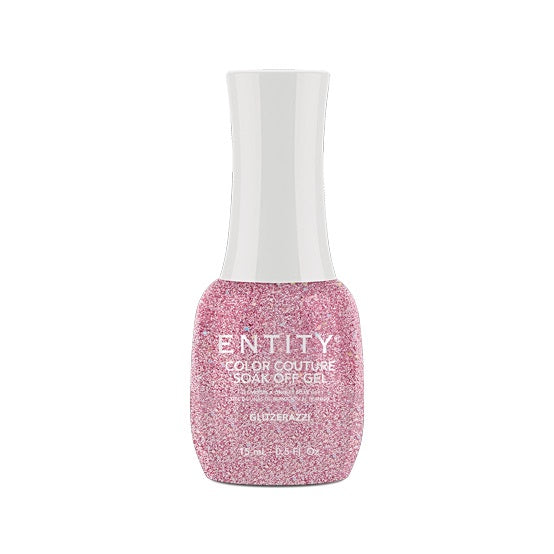 Entity Glitzerazzi Pink Gel - 15 Ml (0.5 Fl. Oz.) #524