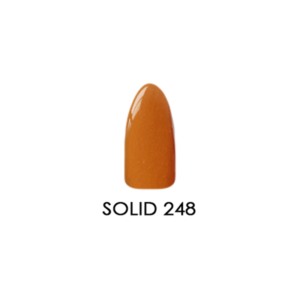 Chisel 2-ounce Solid Acrylic and Dipping Powder Set - Ideal for Creating Colorful Stamped Nail Designs (Product Code 248)