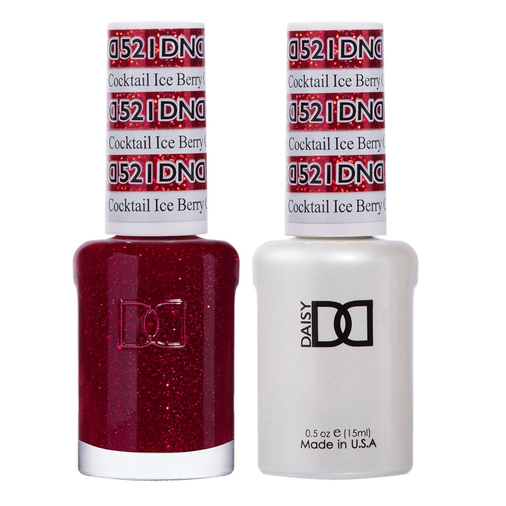 DND Dual Function Gel and Lacquer Set - Ice Berry Cocktail Nail Polish Shade #521