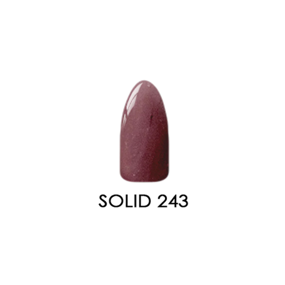 2-Ounce Solid Chisel Acrylic and Dipping Powder Set - Ideal for Nail Artists (Product Code 243)