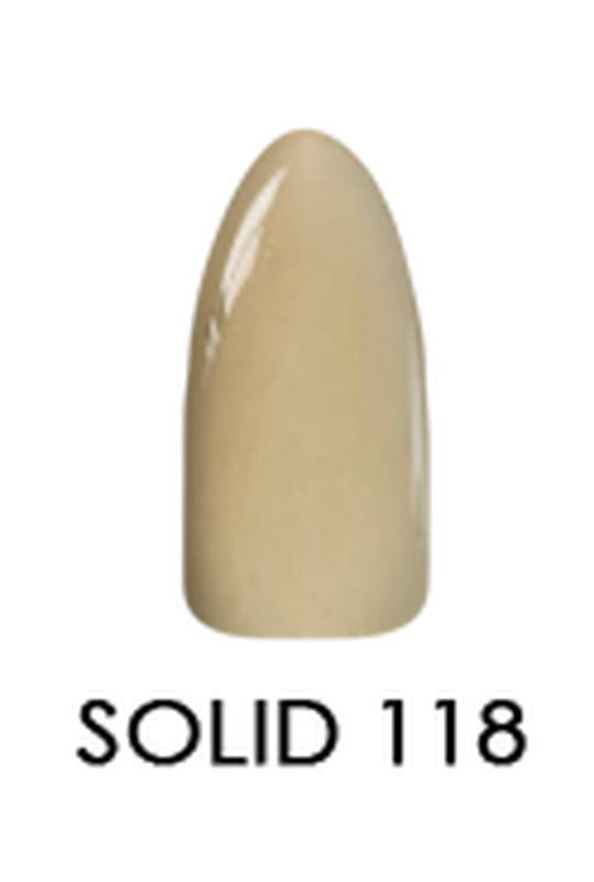 2 oz Solid Chisel Acrylic and Dipping Powder Color No. 118 for Nail Art Creation