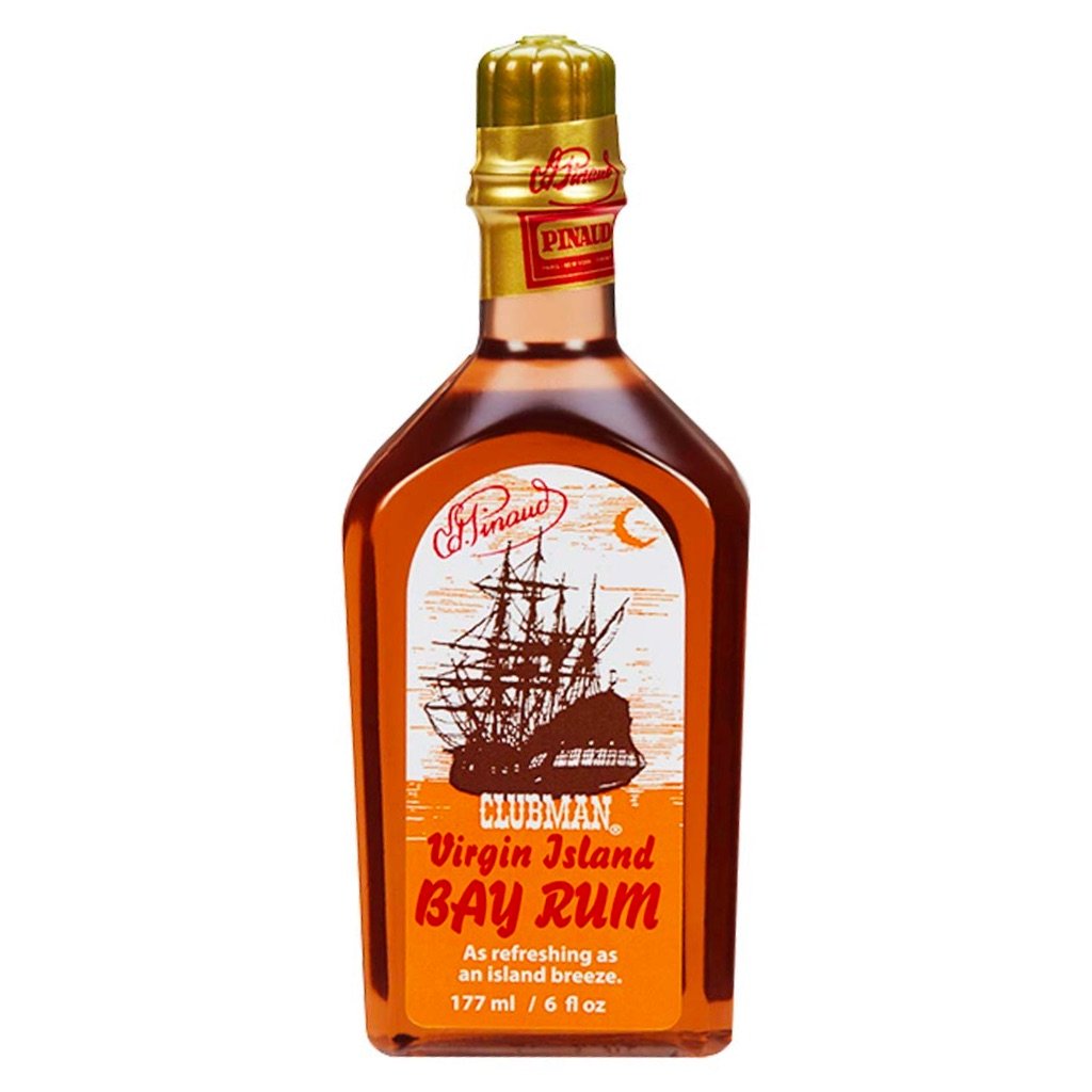 Clubman Pinaud Virgin Island Bay Rum Cologne for Men - 6.0 Ounce Fragrant After - Shave Cologne #402000