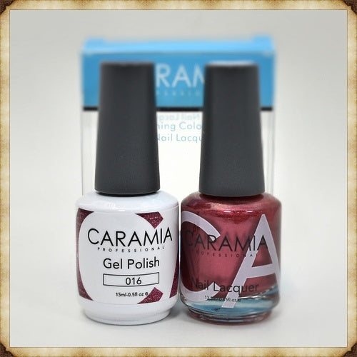 Caramia 016 Dual - Function Gel and Lacquer Set