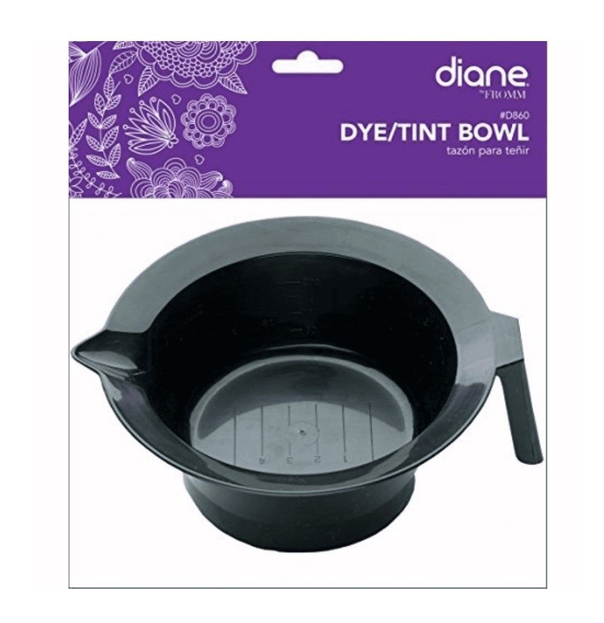 Diane Black Dye Tint Bowl Model D860 for Hair Coloring