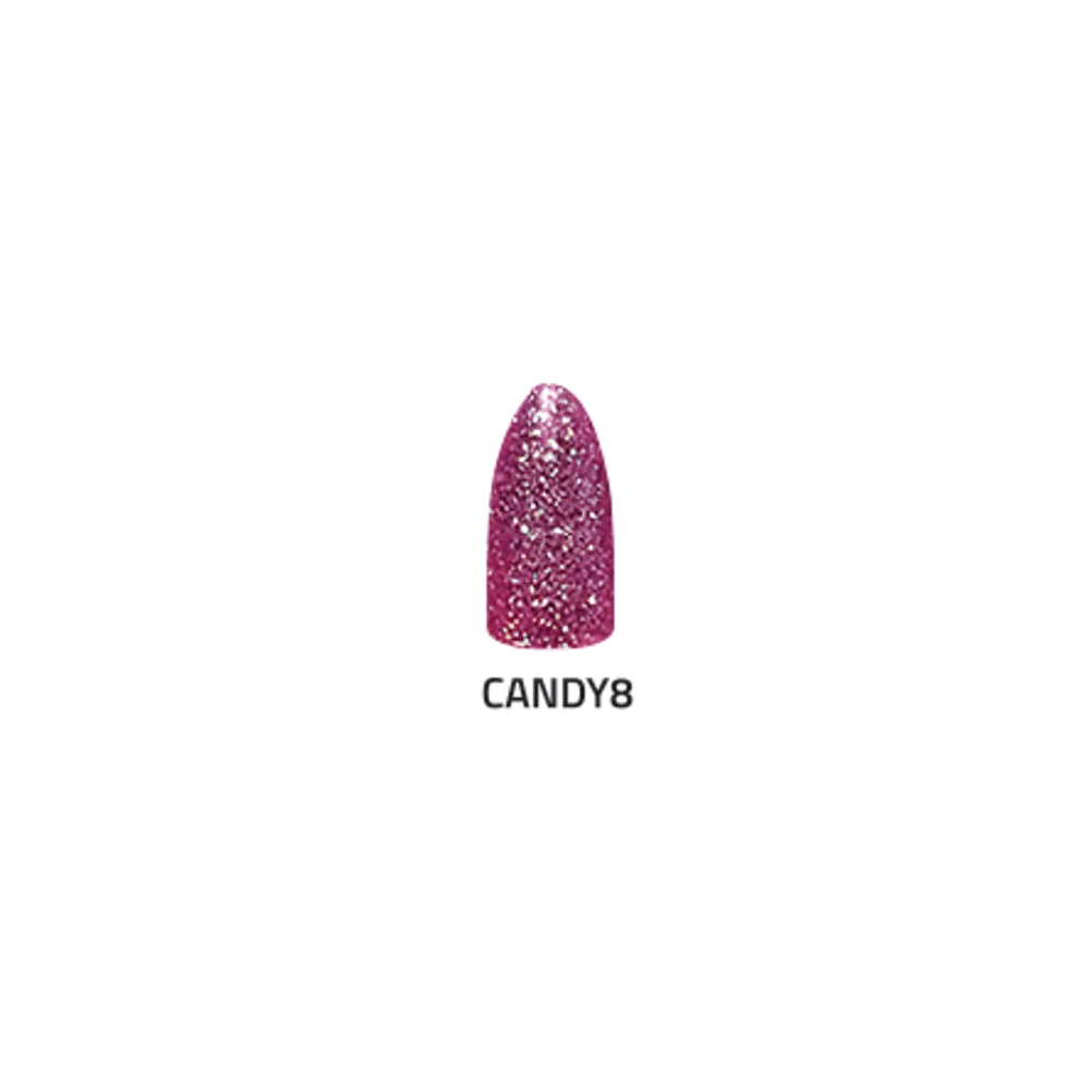 Chisel 2-Ounce Acrylic and Dipping Powder Candy Collection - Vibrant CANDY 08 for Stamped Nail Art