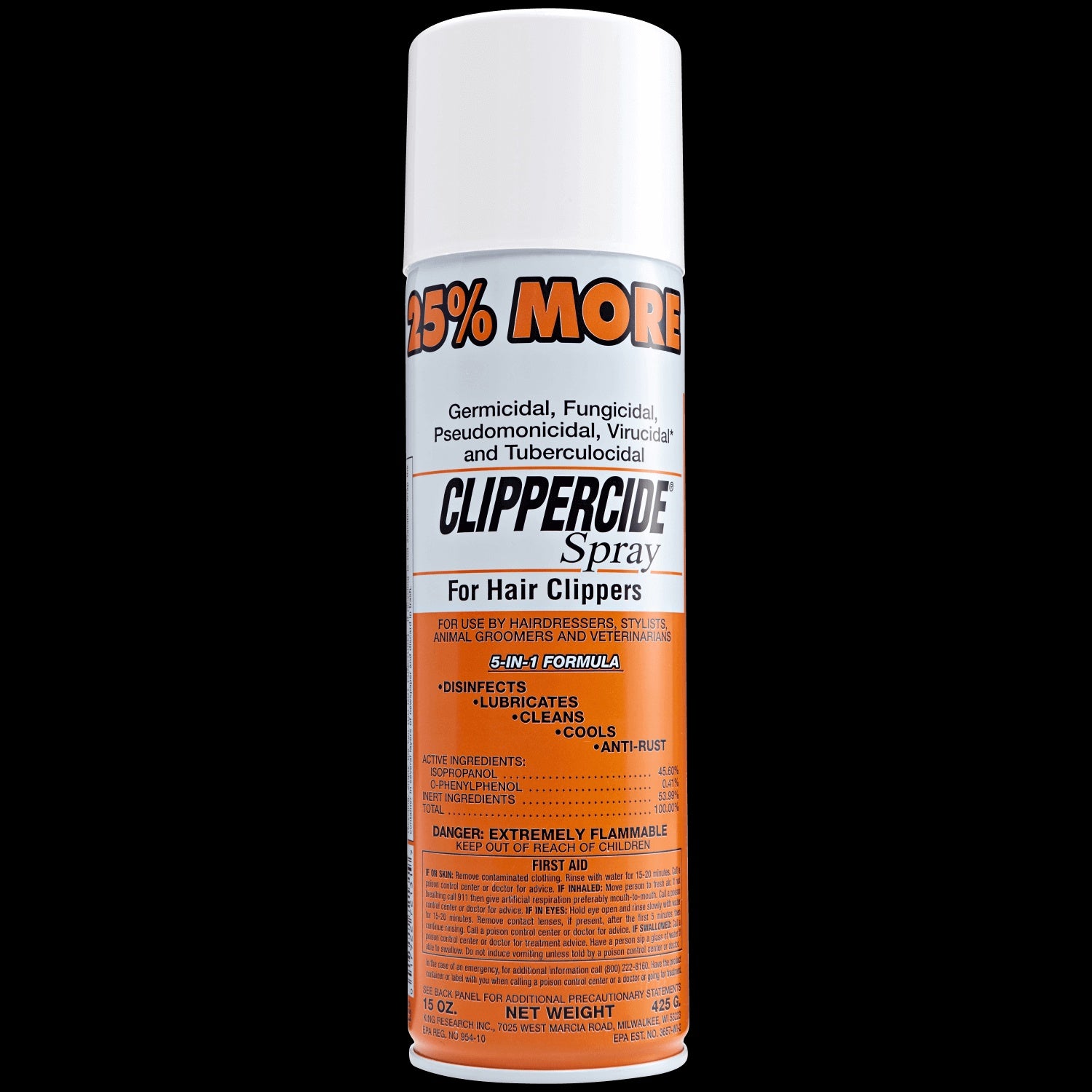 12 Oz Clippercide Germ - Killing Spray for Hair Clippers