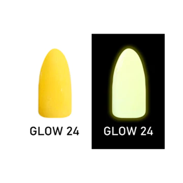 2 oz Chisel Glow In The Dark Acrylic & Dipping Powder Collection 24