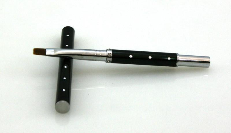 High - Quality Black Diamond - Style Gel Brush with Protective Cap