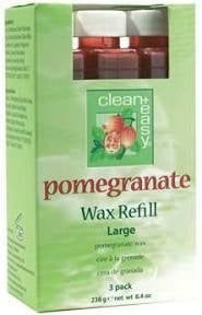Clean & Convenient Large-Sized Pomegranate Scented Wax Refill Pack of Three - Item #47344