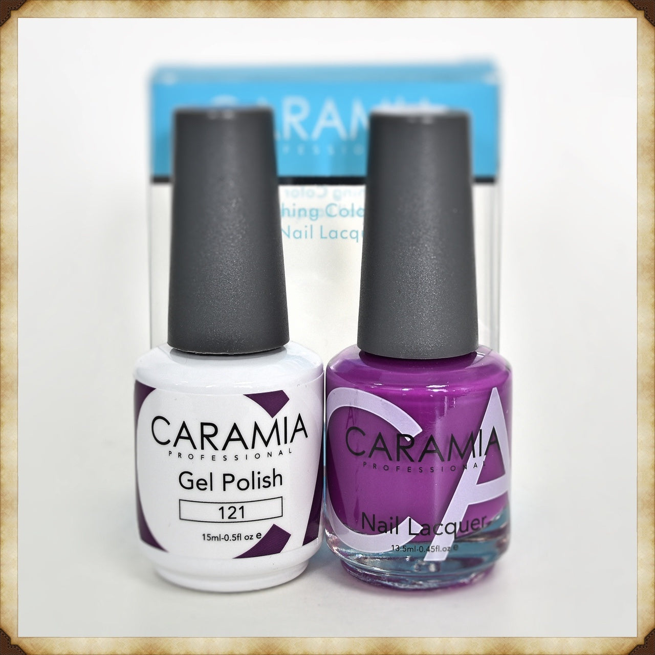 Caramia Dual - Purpose Gel and Lacquer Set 121 for Nails
