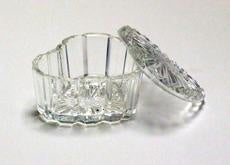 Exquisite Crystal Heart - shaped Dish Jar for Decor #HDC