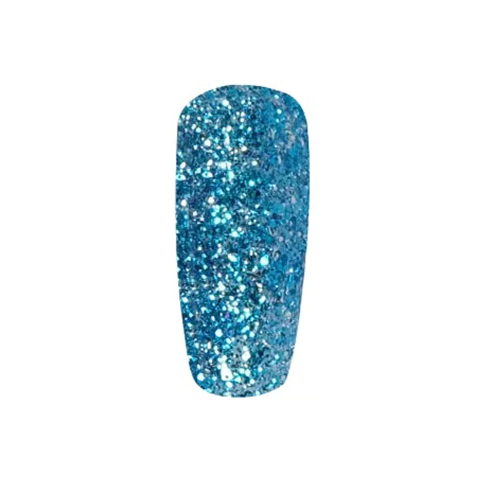 DND Brand Duo Gel Nail Polish and Lacquer with Stunning Blue Aura Shade #926 from Super Glitter Collection 2022