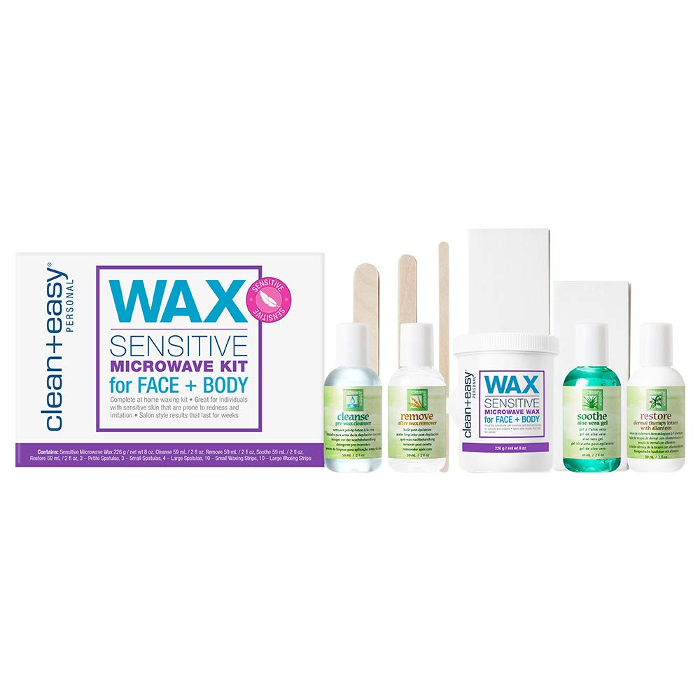 High - Quality Clean and Effortless Sensitive Microwave Wax Kit Suitable for Both Face and Body #45014