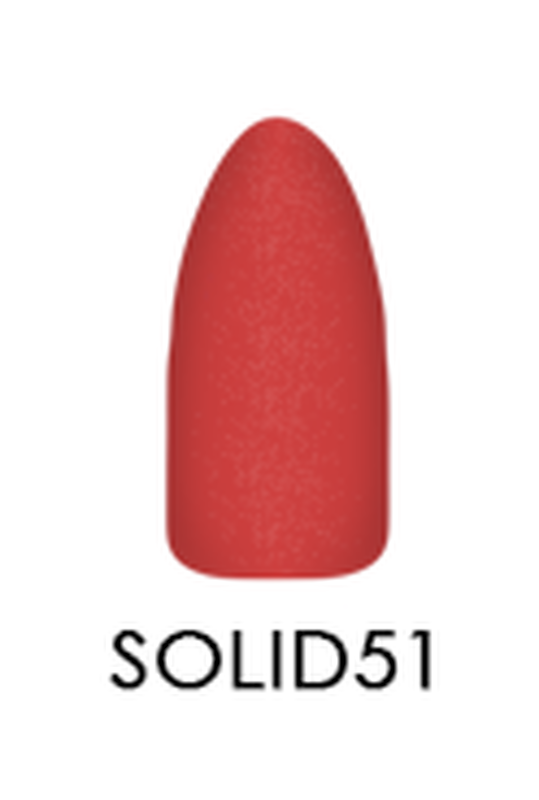 2 - ounce Solid Chisel Acrylic and Dipping Powder, Shade 051 for Nail Art Creation