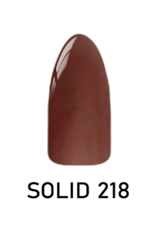 2 - ounce Solid Chisel Acrylic and Dipping Powder Shade 218 for Stunning Nail Art