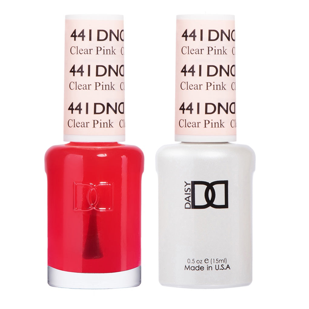 DND Clear Pink Gel & Lacquer Duo Set #441