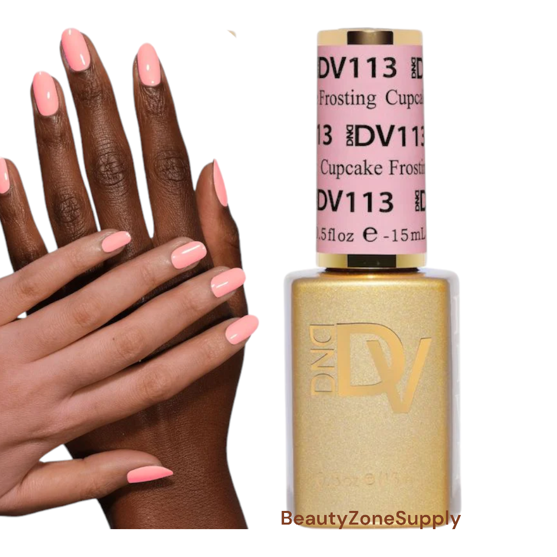 DND Diva 0.5 oz Gel Polish in Cupcake Frosting Shade #113