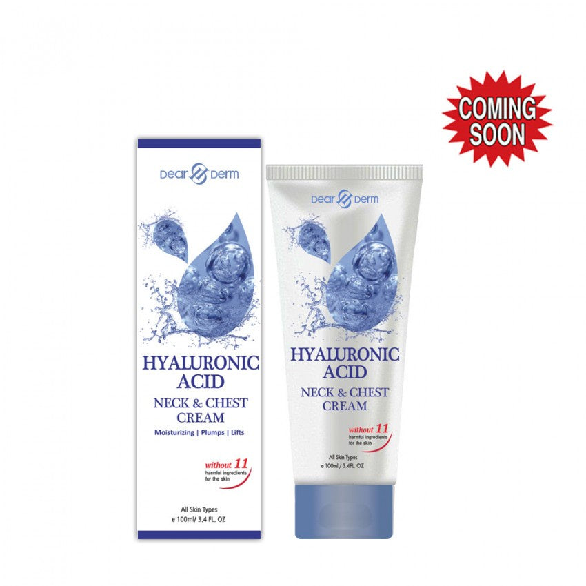 Dearderm 100mL Hyaluronic Acid Neck and Chest Firming Cream