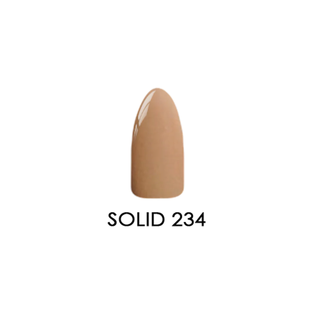 2-Ounce Solid Chisel Acrylic and Dipping Powder Set - Ideal for Stamped Nail Designs, Product Code 234