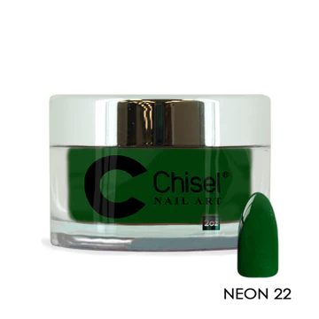 Chisel 2 - ounce Neon Collection 22 Acrylic and Dipping Powder for Nail Art