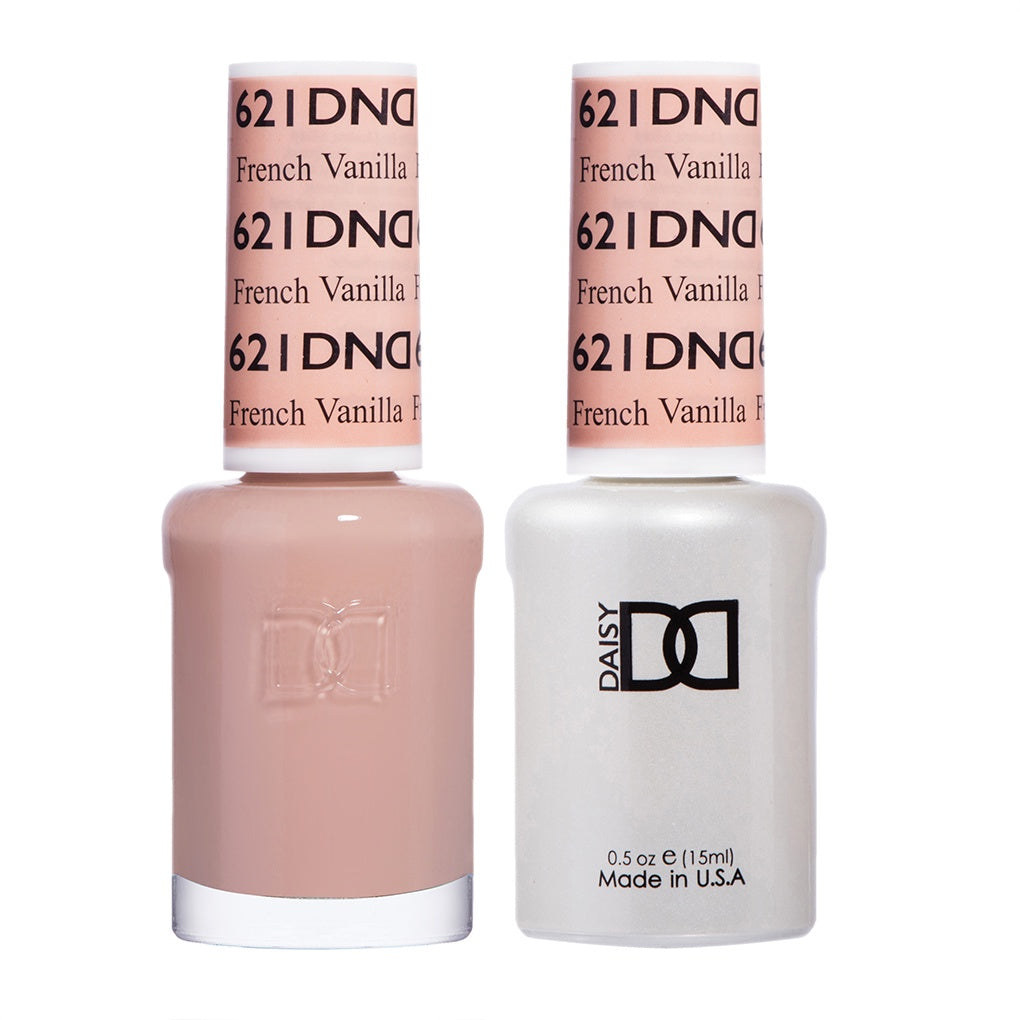 DND French Vanilla Duo: Gel & Lacquer Nail Polish Set #621