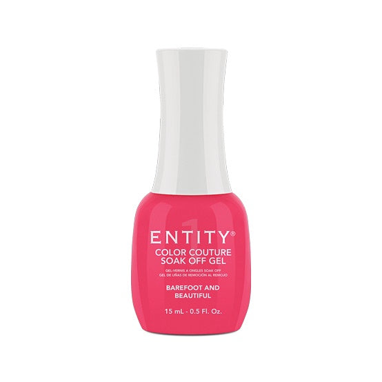 Entity Gel Barefoot And Beautiful 15ml/0.5 Fl. Oz. #774 Bold Pink Creme