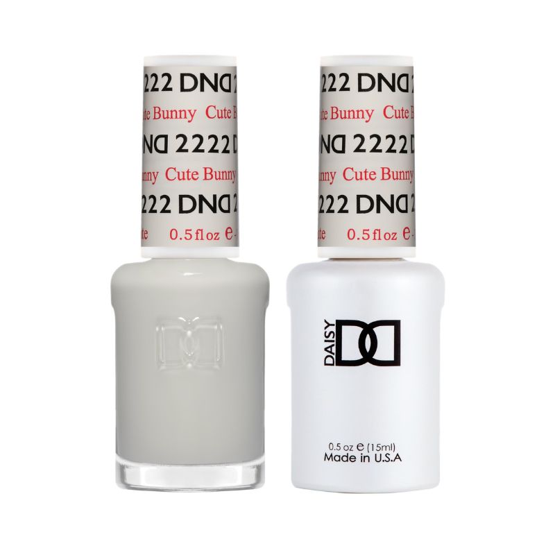 DND Duo Gel Polish and Lacquer Set - Adorable Bunny Design #2222